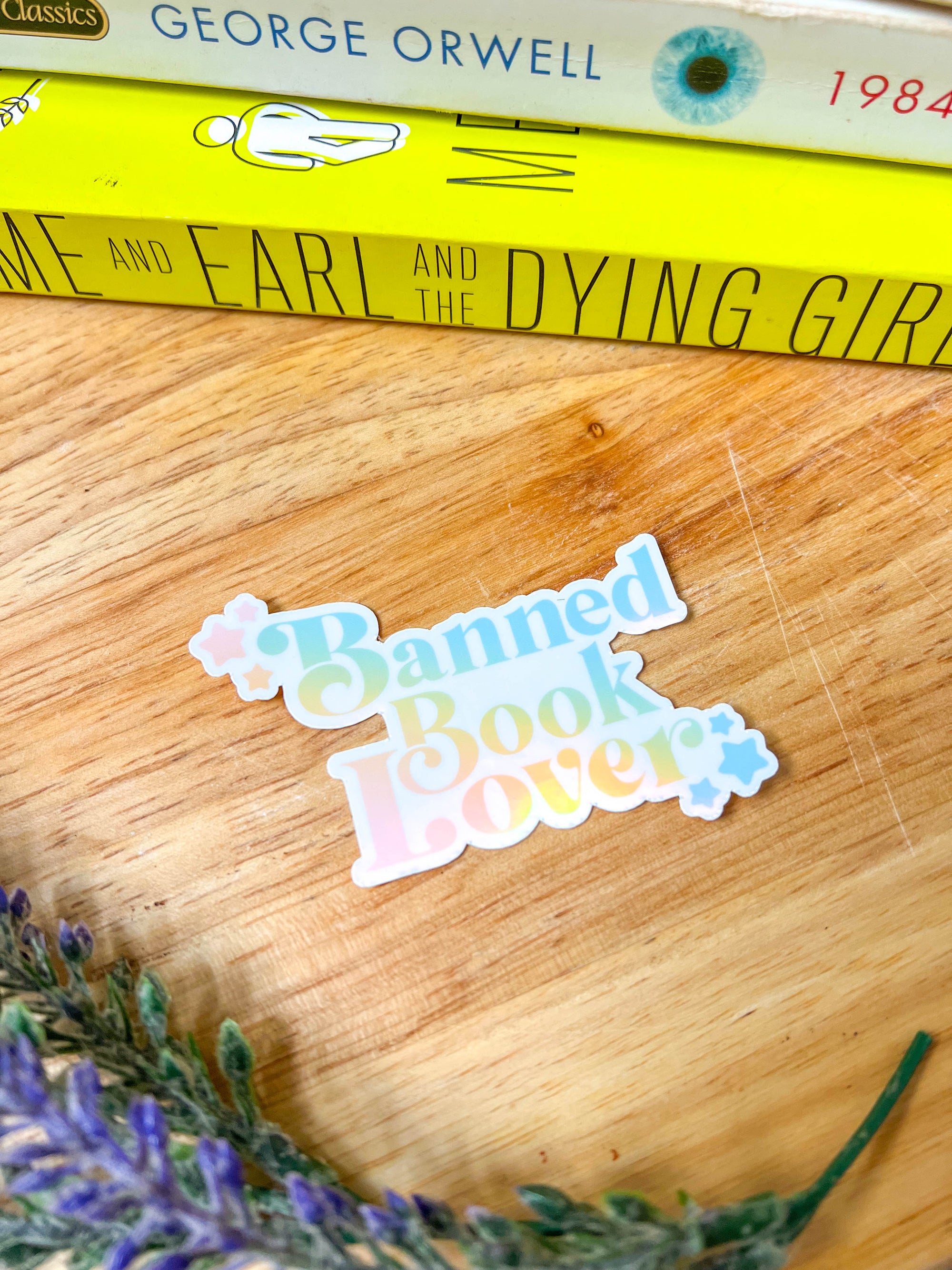 Banned Book Lover Sticker