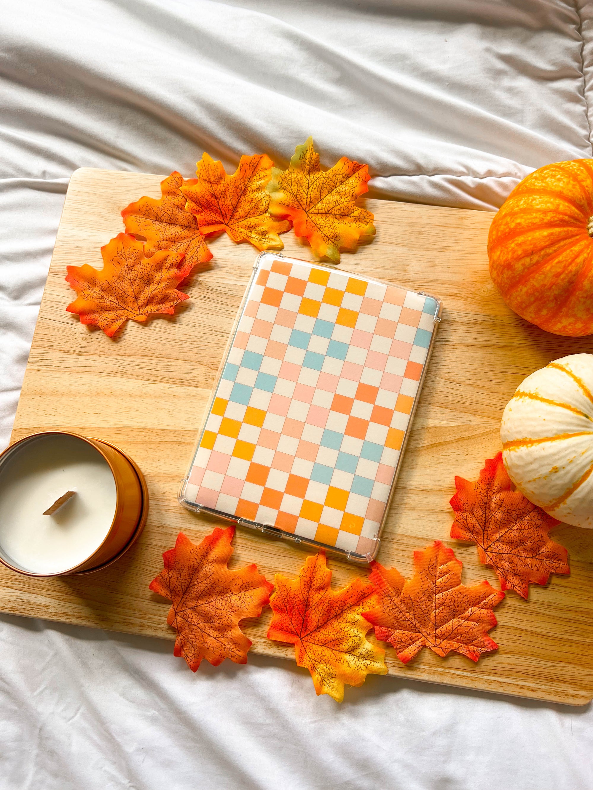 Cozy Fall Quilted Kindle Case Insert