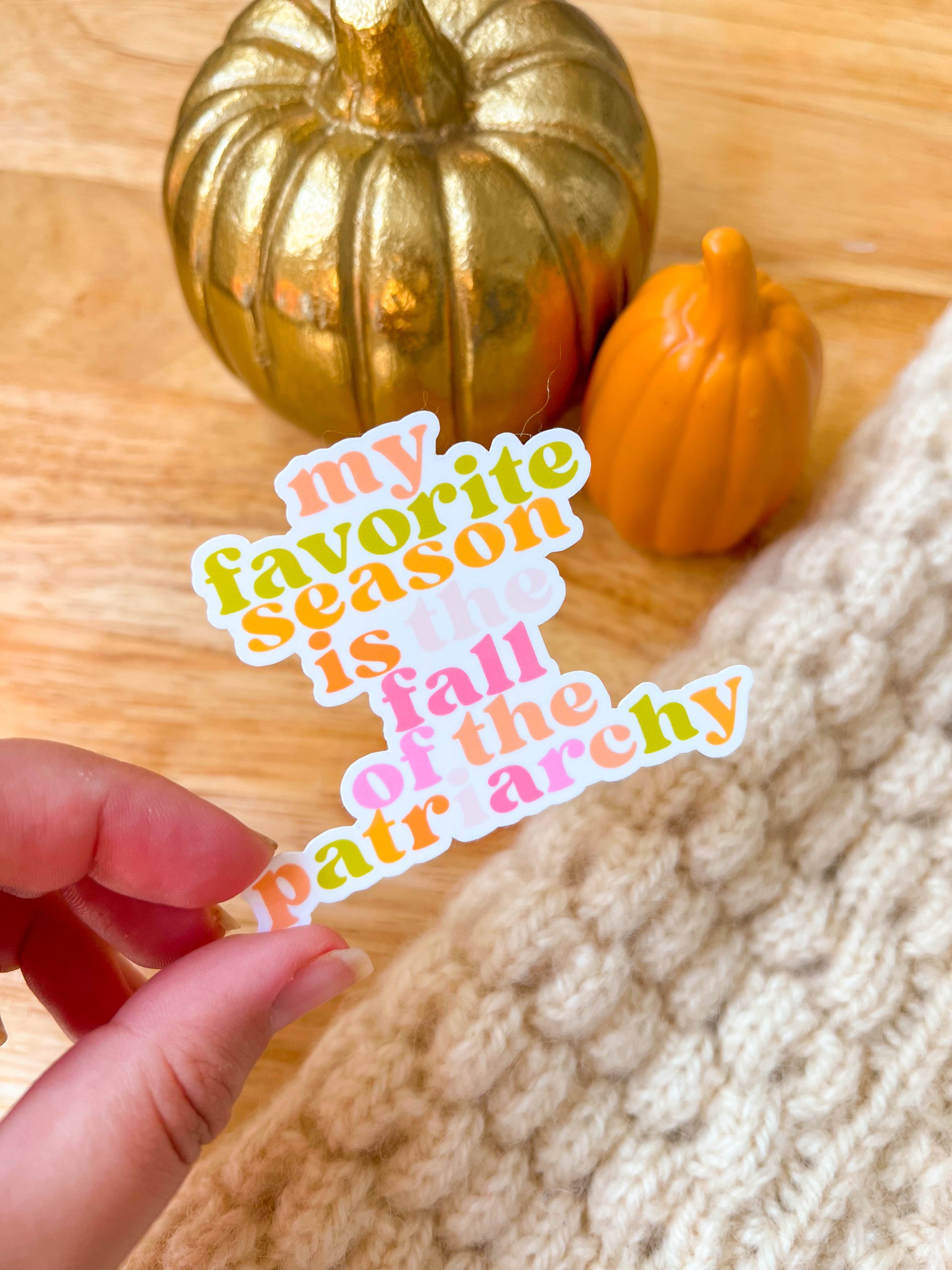 Cozy Girl Fall Stickers