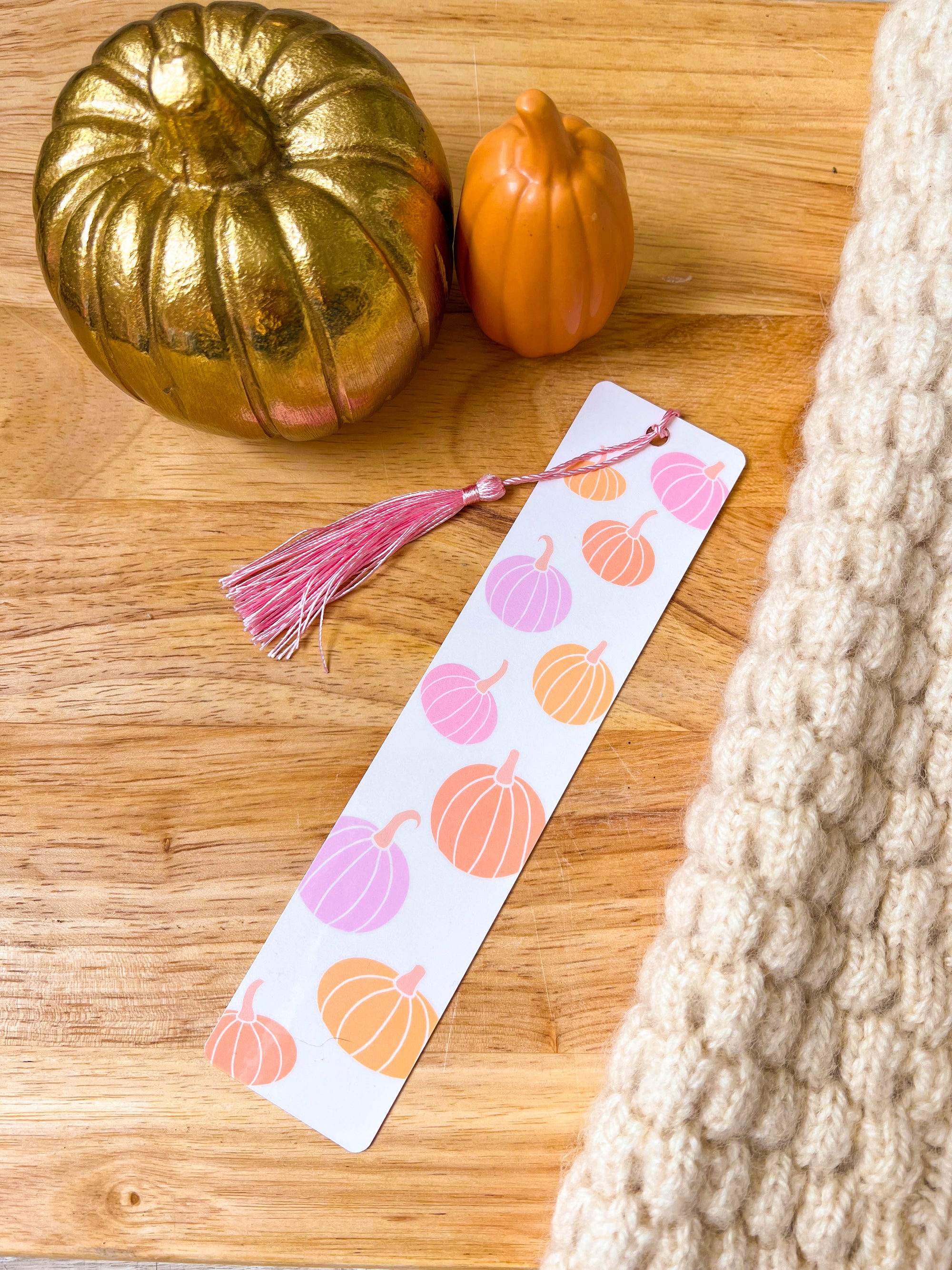 Cozy Girl Fall Bookmarks