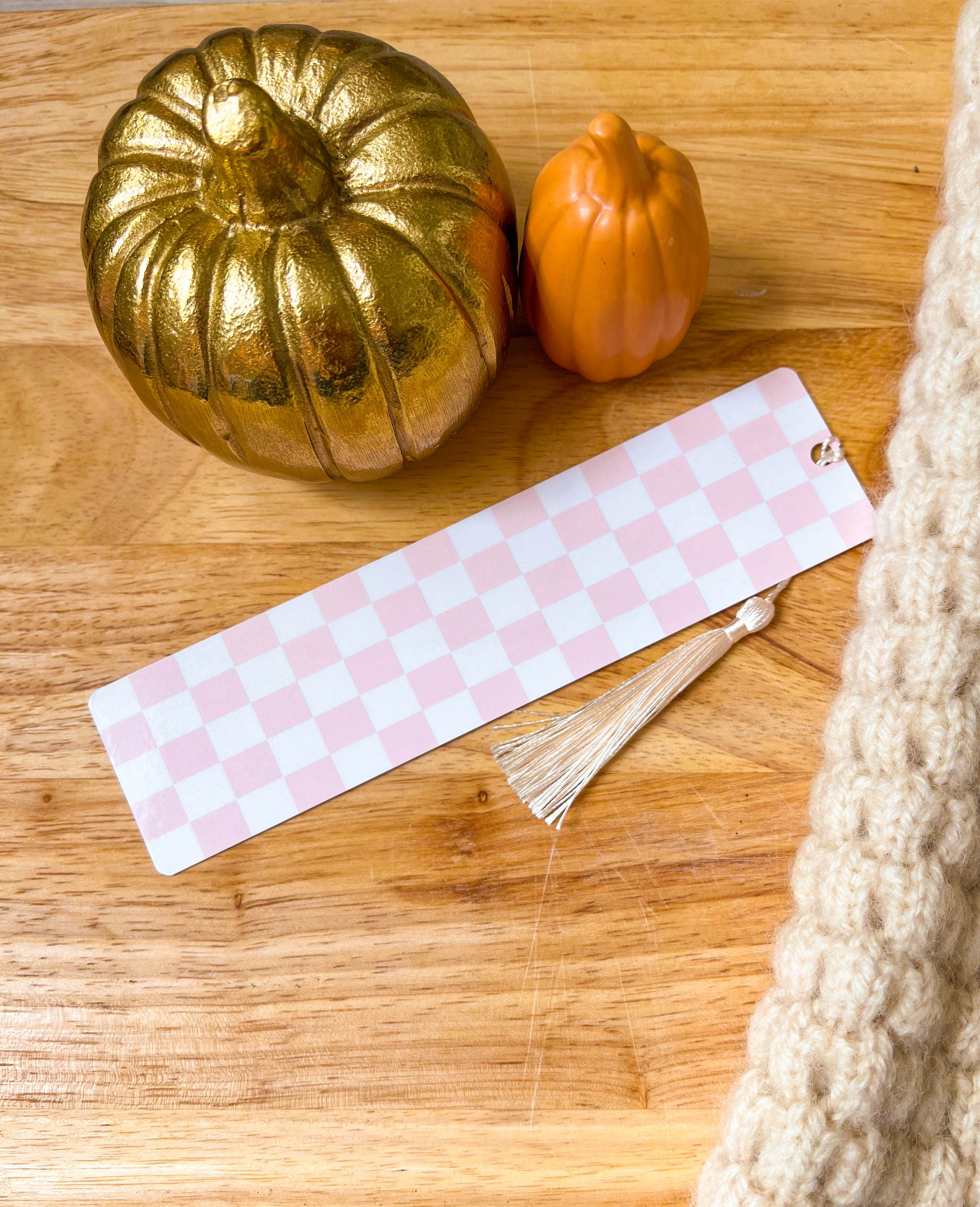 Cozy Girl Fall Bookmarks