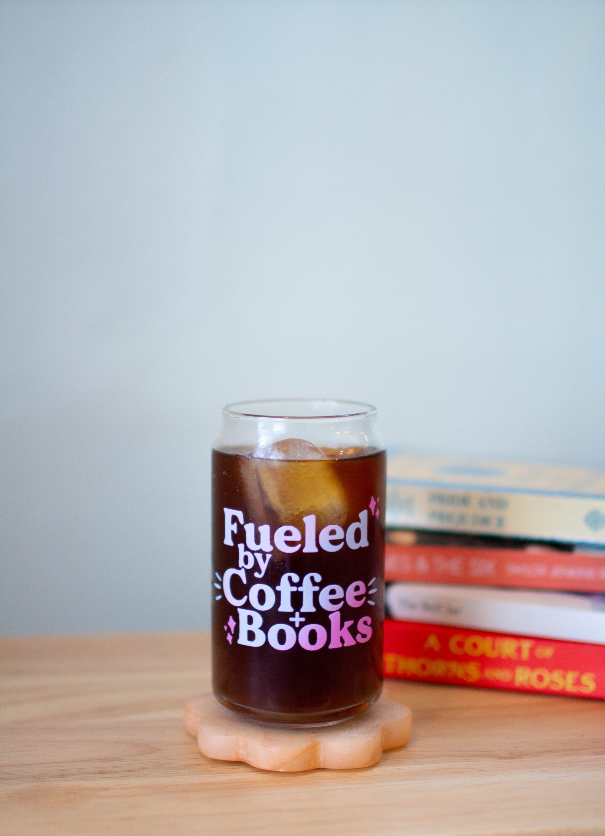 Fueled by Coffee+Books 16oz Cup