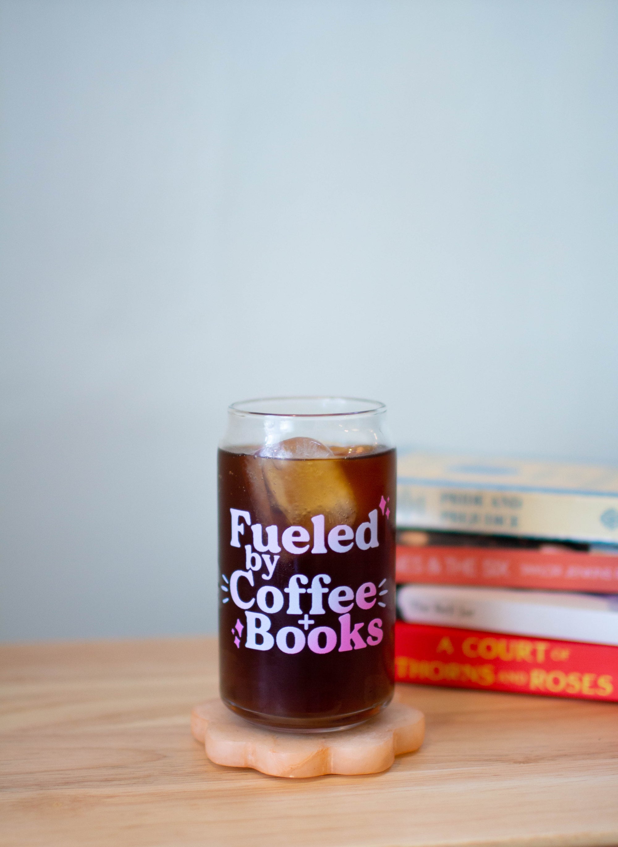 Fueled by Coffee+Books 16oz Cup