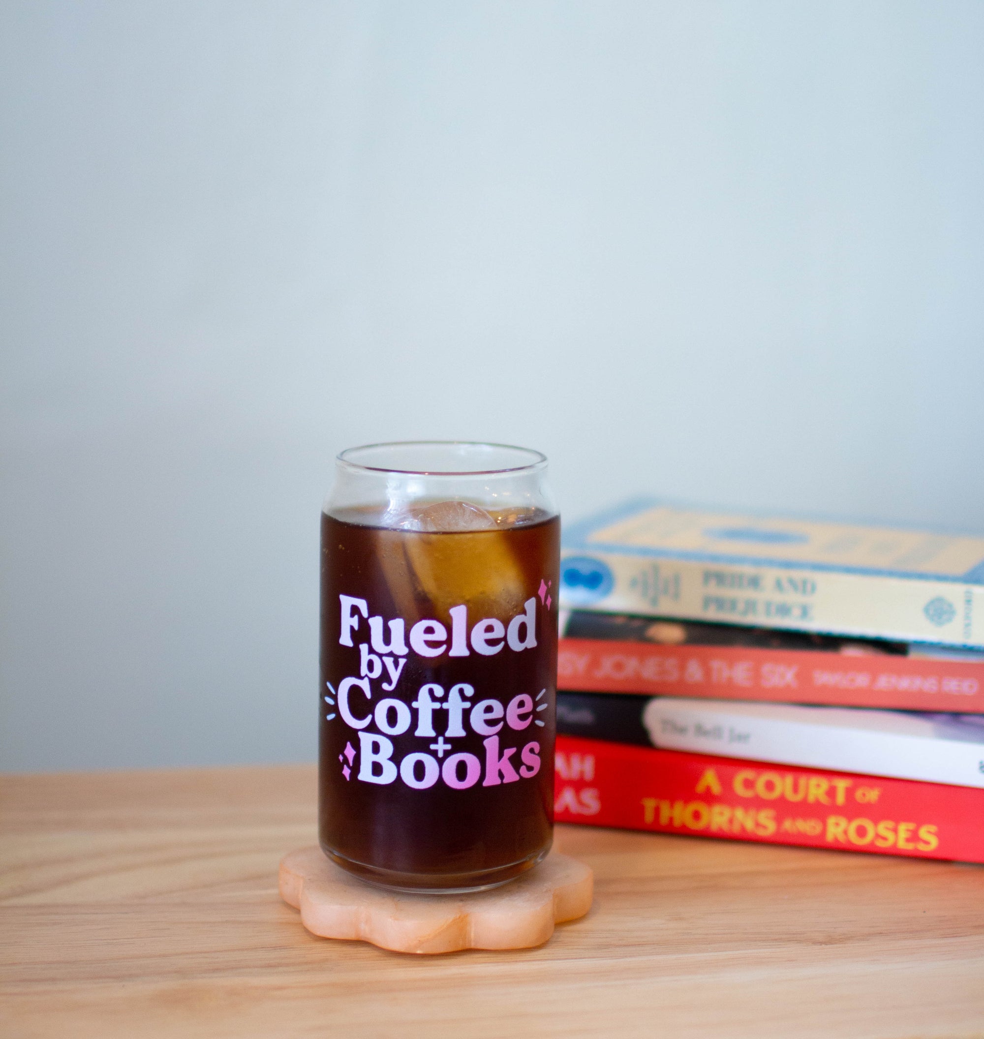 Fueled by Coffee+Books 16oz Cup