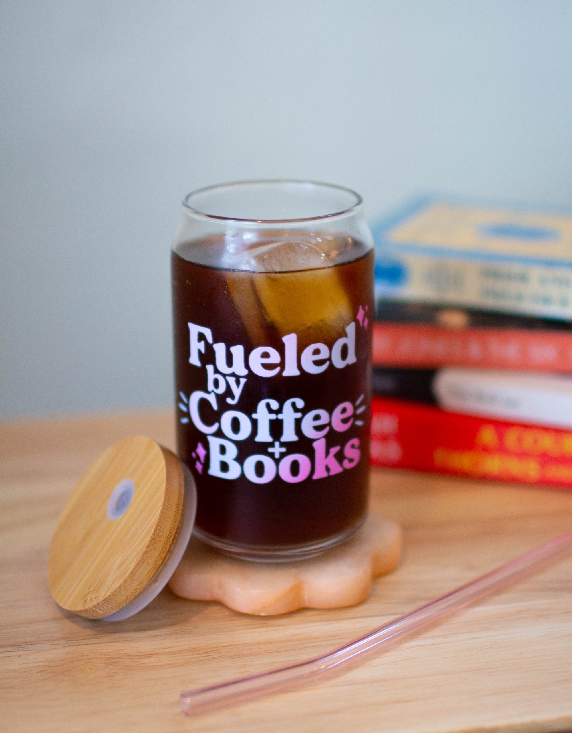 Fueled by Coffee+Books 16oz Cup