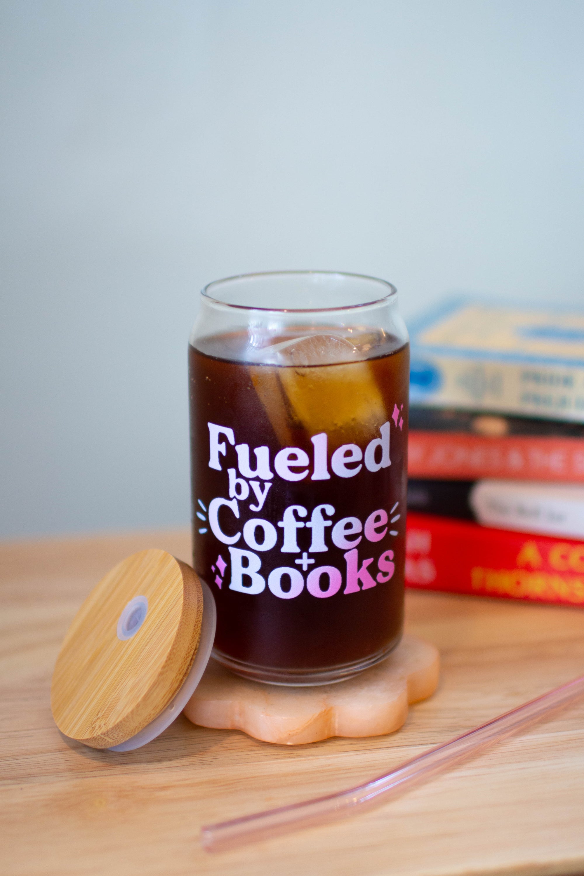 Fueled by Coffee+Books 16oz Cup