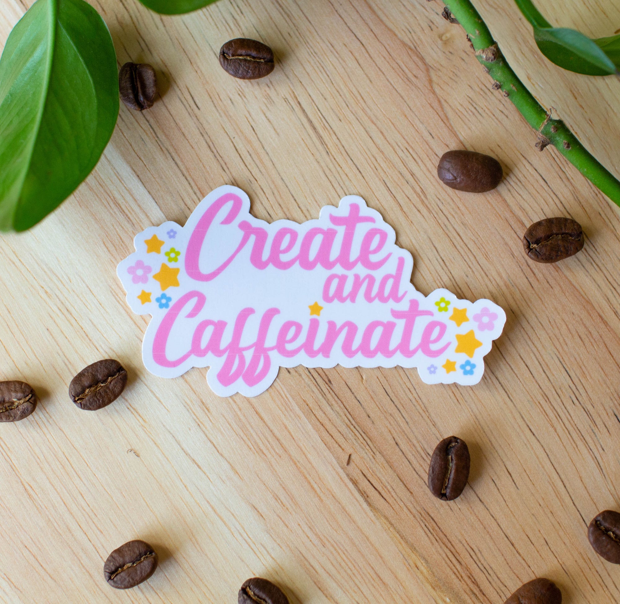 Create + Caffeinate Sticker