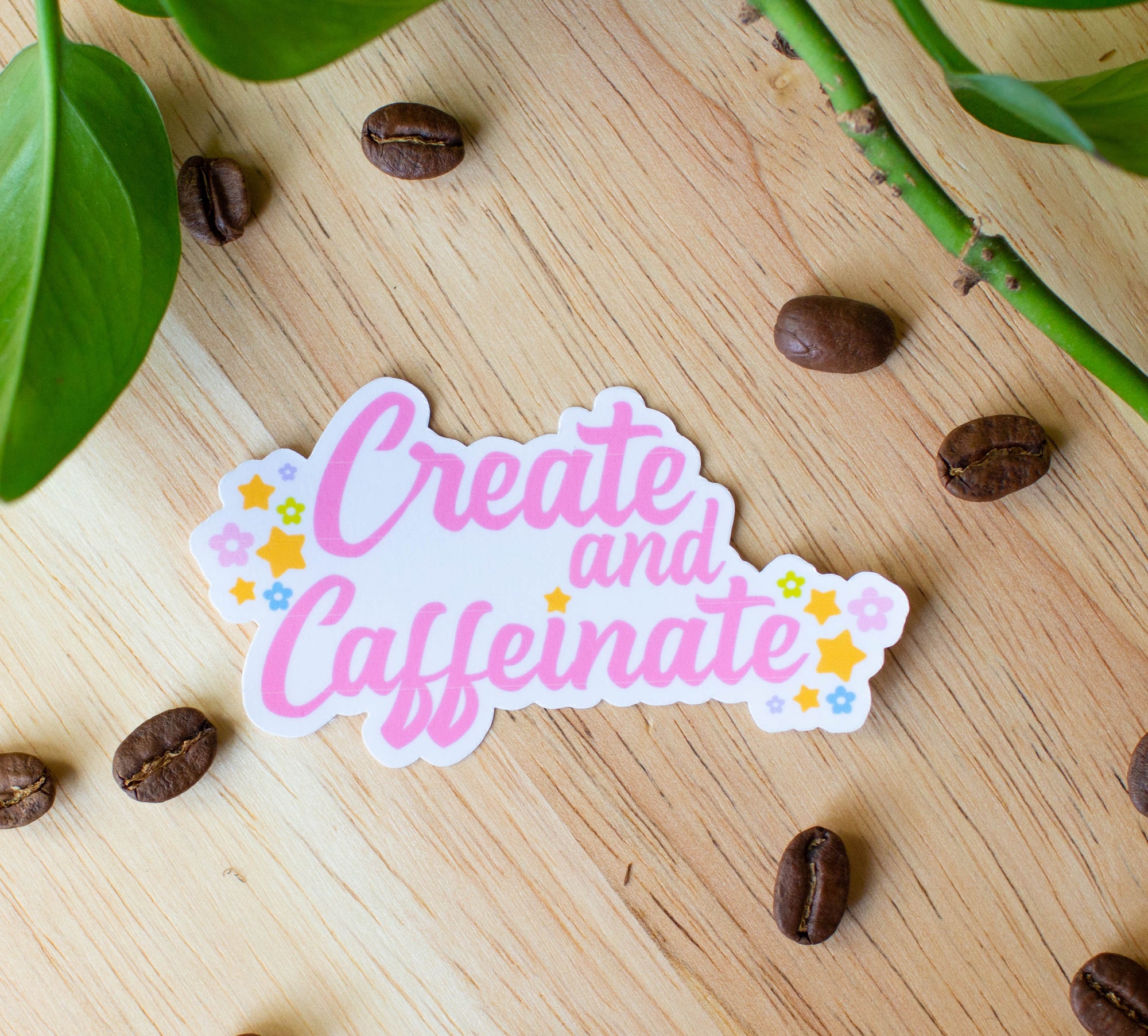 Create + Caffeinate Sticker