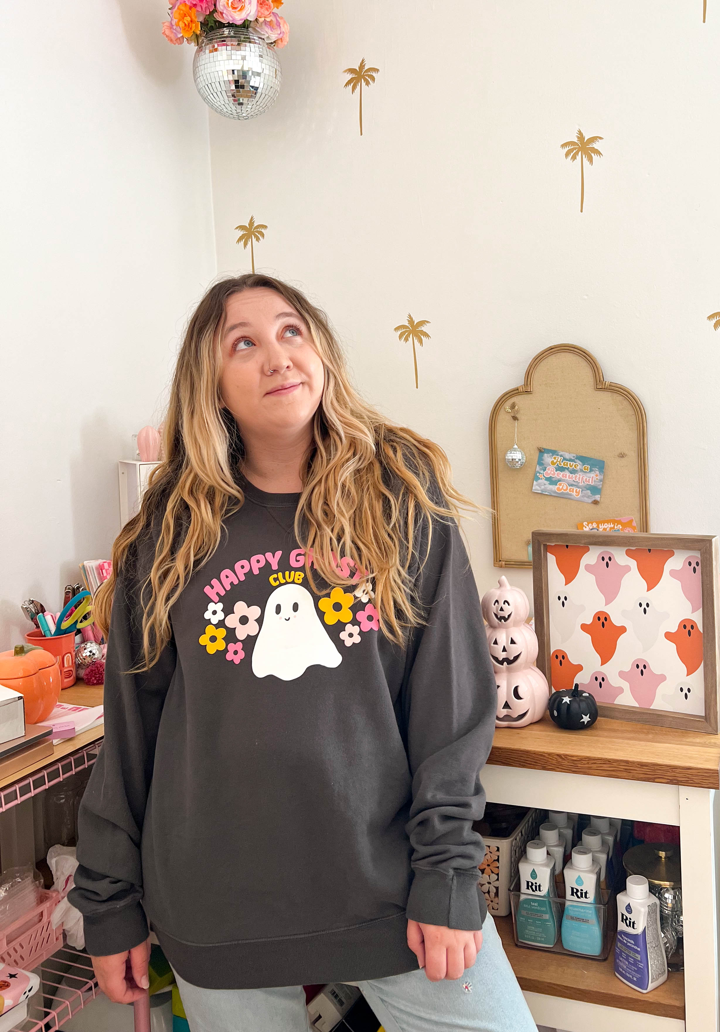 Happy Ghost Club Crewneck