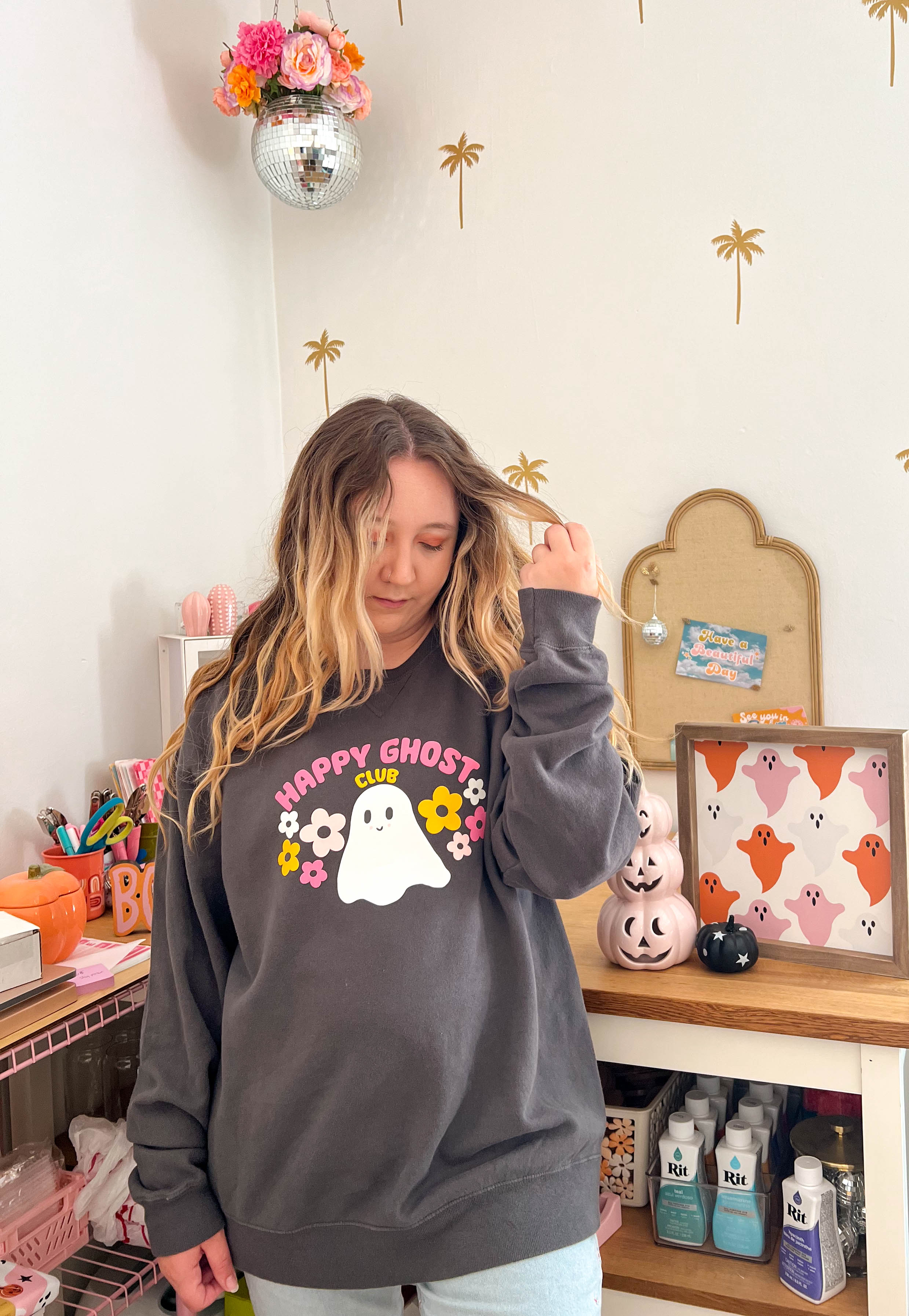 Happy Ghost Club Crewneck
