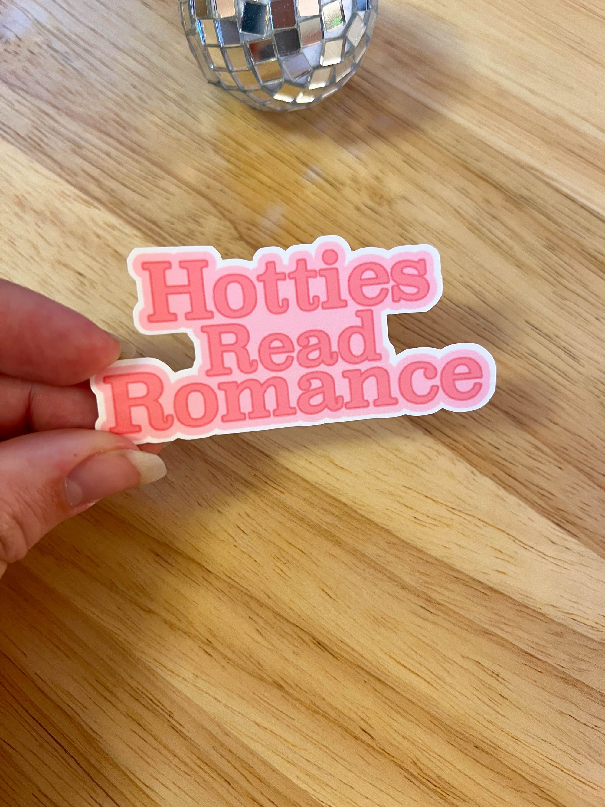 Hotties Read Romance Sticker