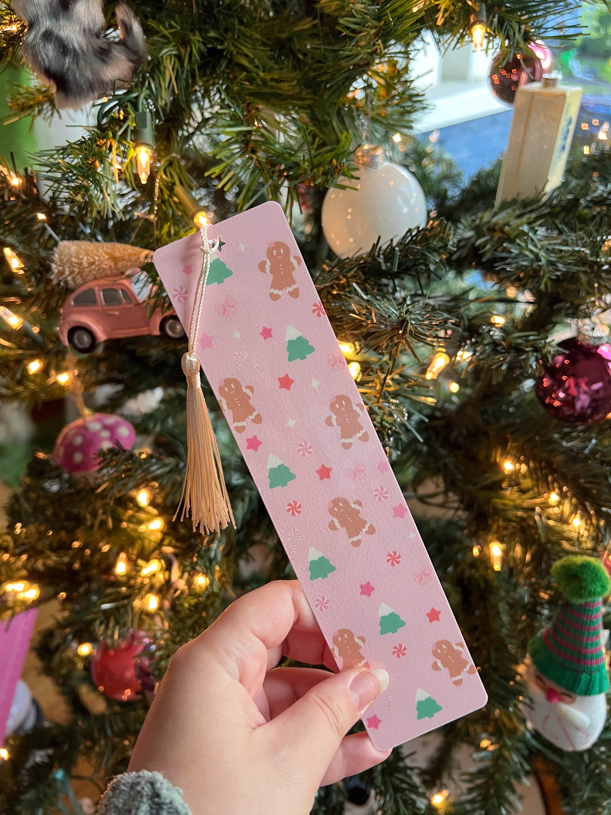 Happy Holiday Gingerbread Bookmark