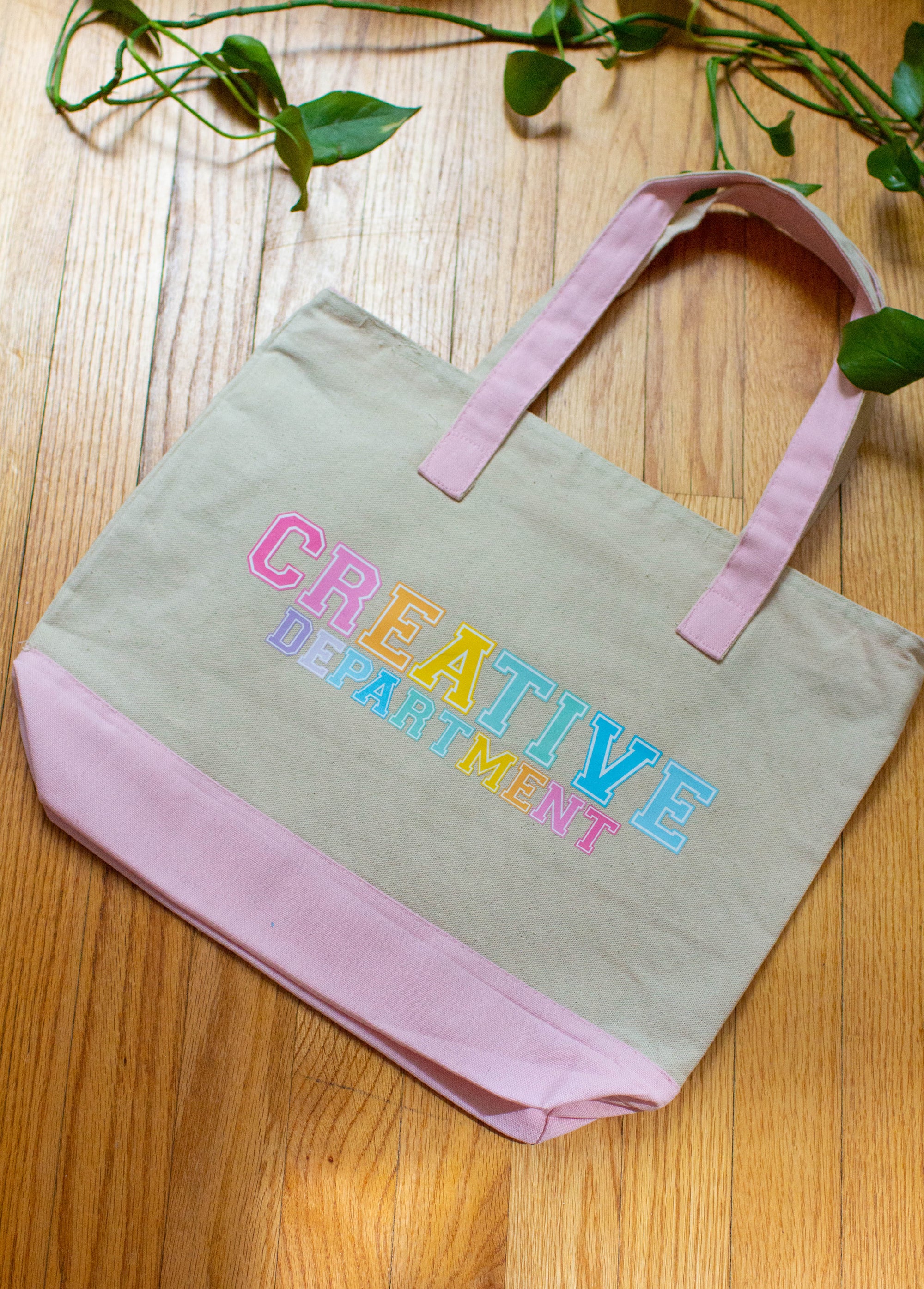 Creative Department Zipper Tote Bag