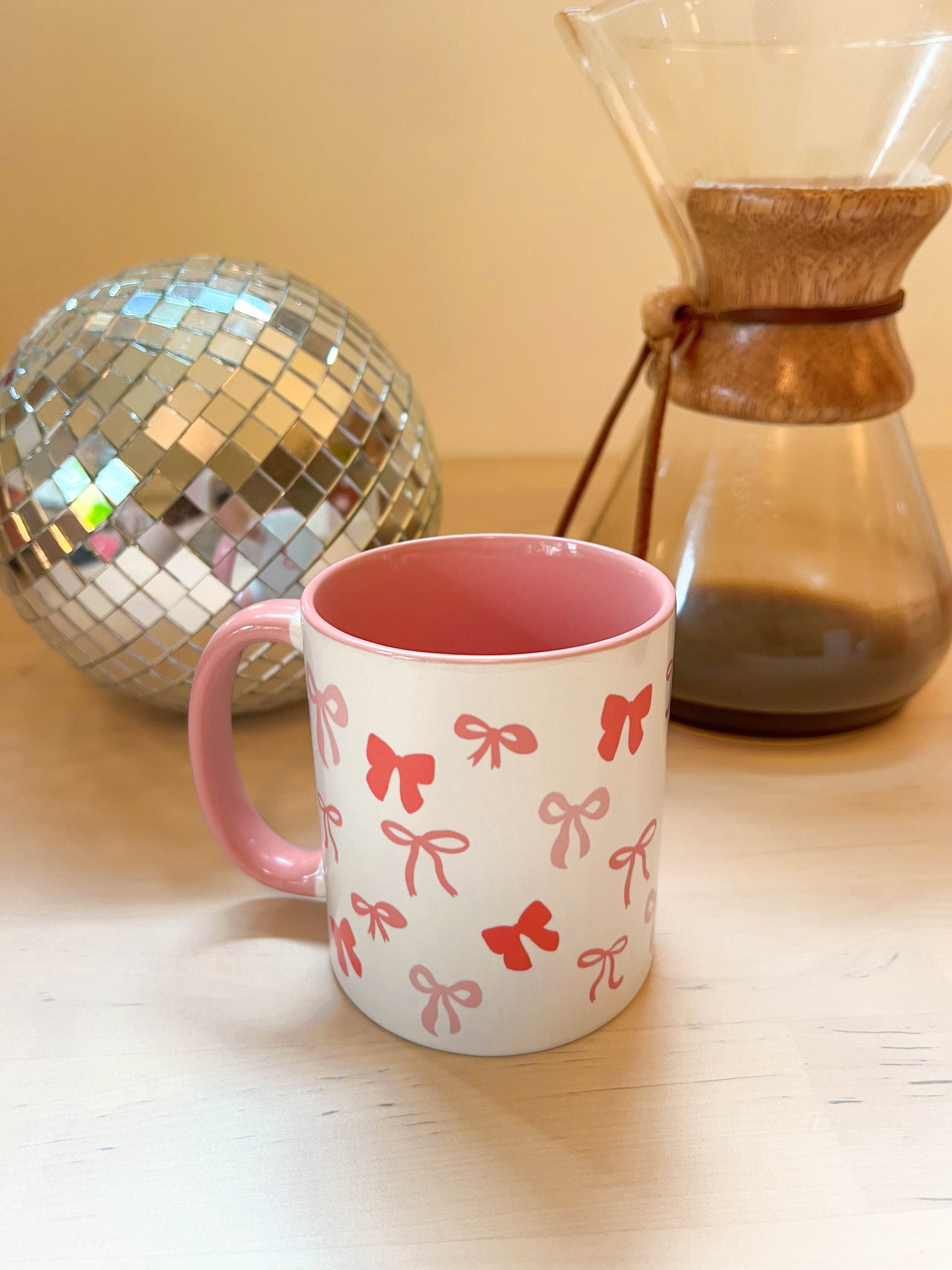 Pink Bow Mug