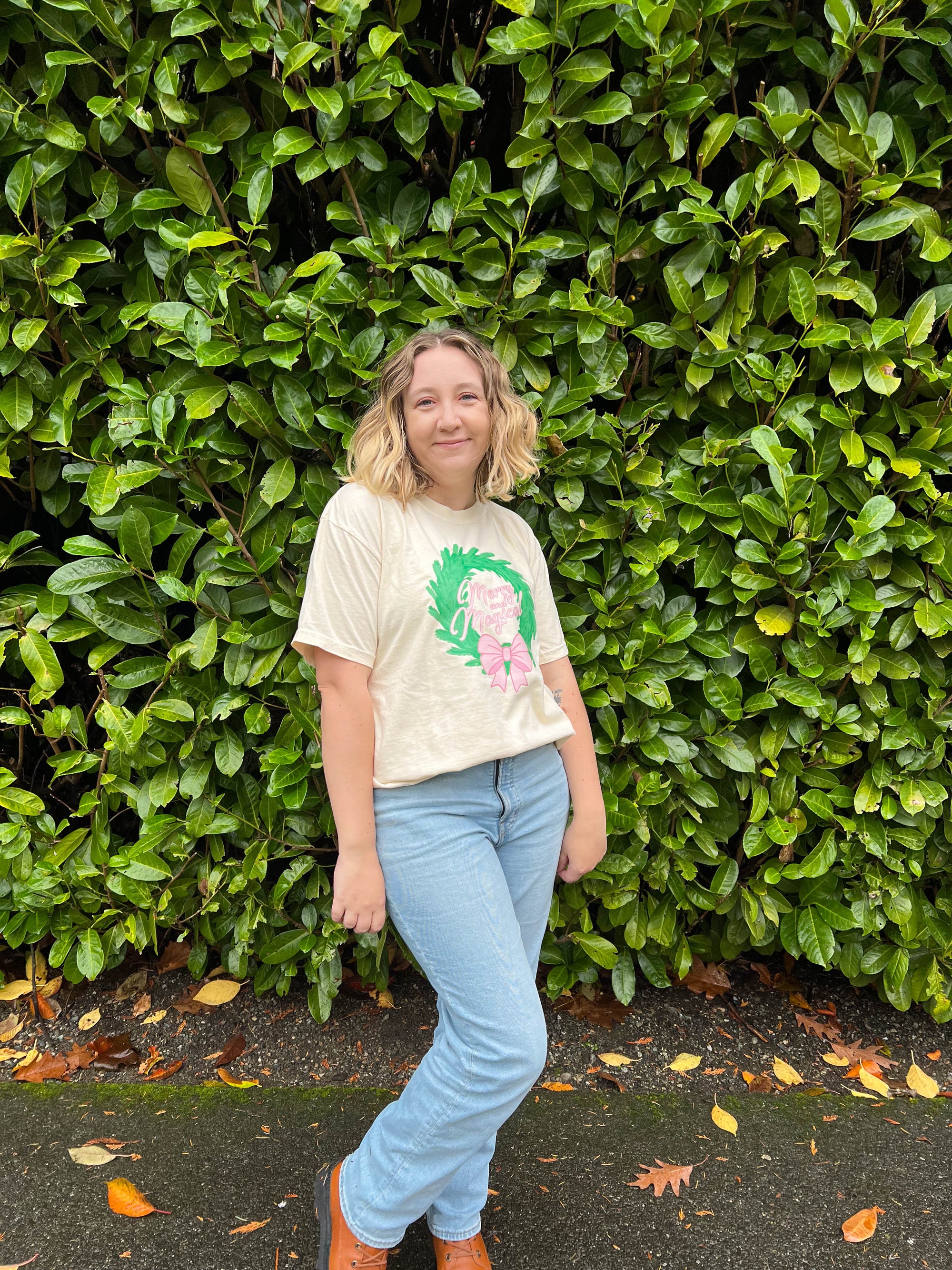 Merry and Magical Wreath T-Shirt