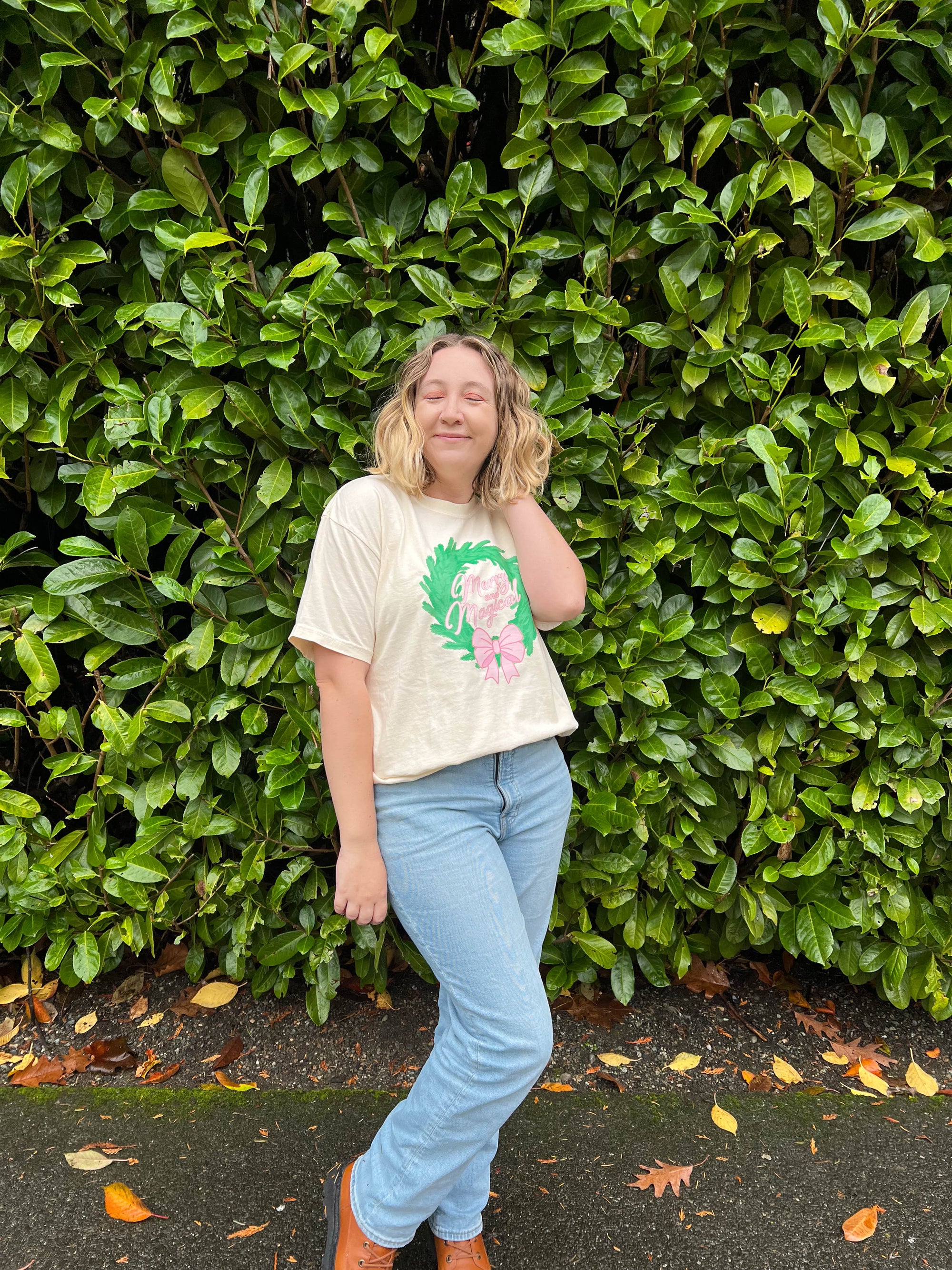 Merry and Magical Wreath T-Shirt