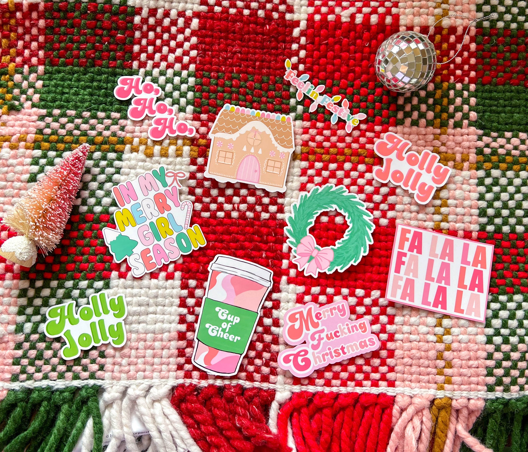 Happy Holibabes Winter Stickers