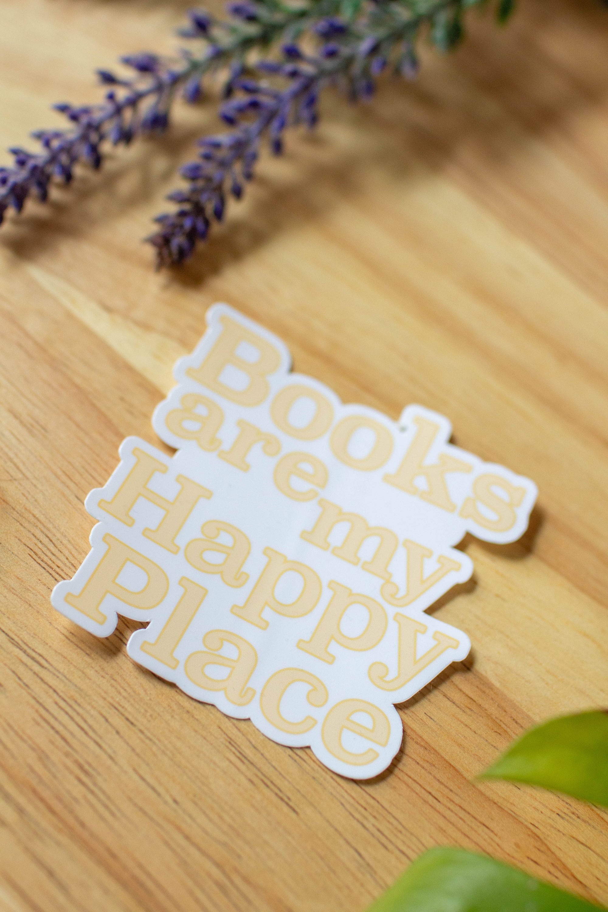 Books are my Happy Place Sticker