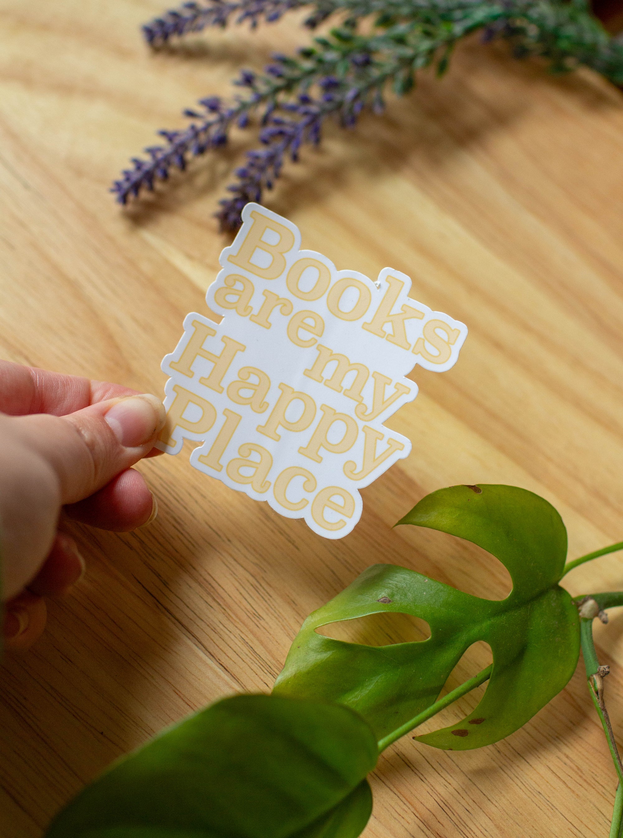 Books are my Happy Place Sticker