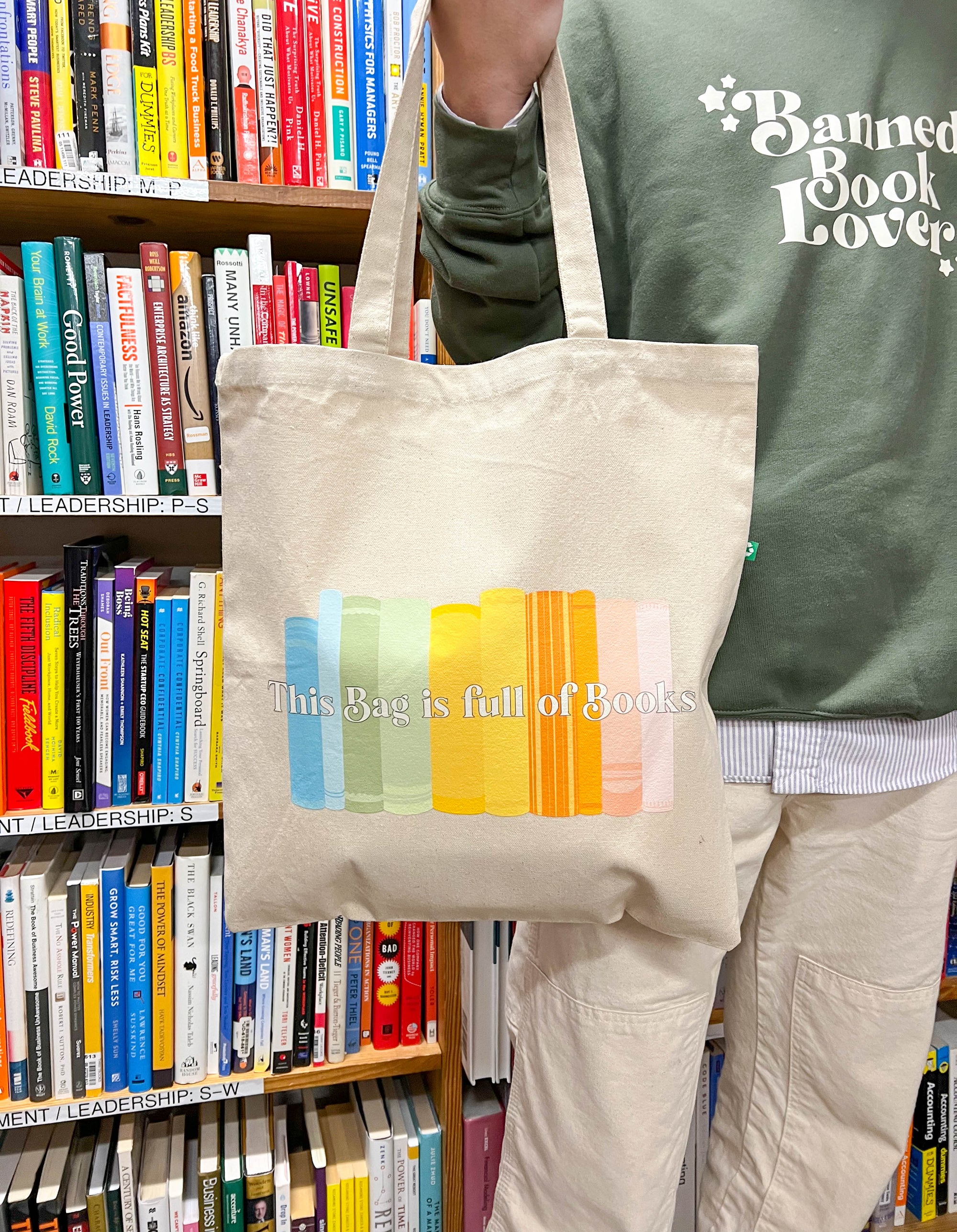 This Bag is Full of Books Tote Bag