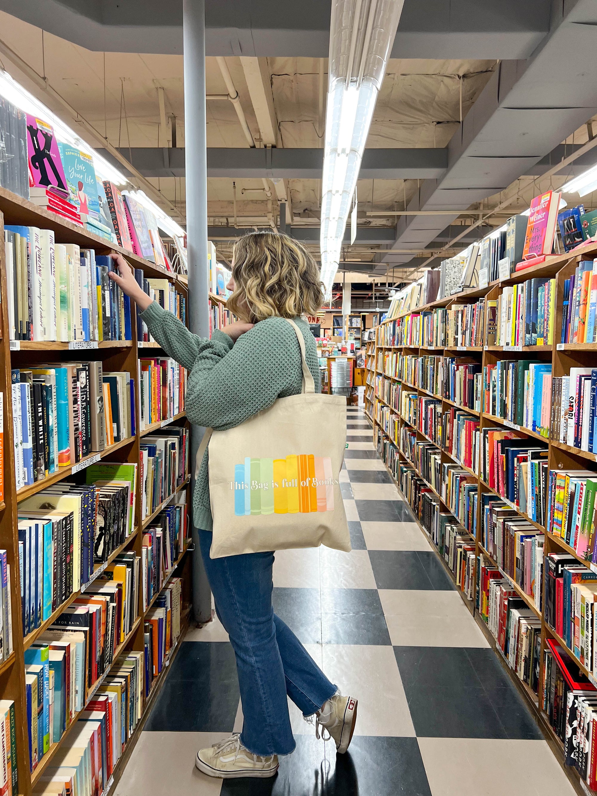 This Bag is Full of Books Tote Bag