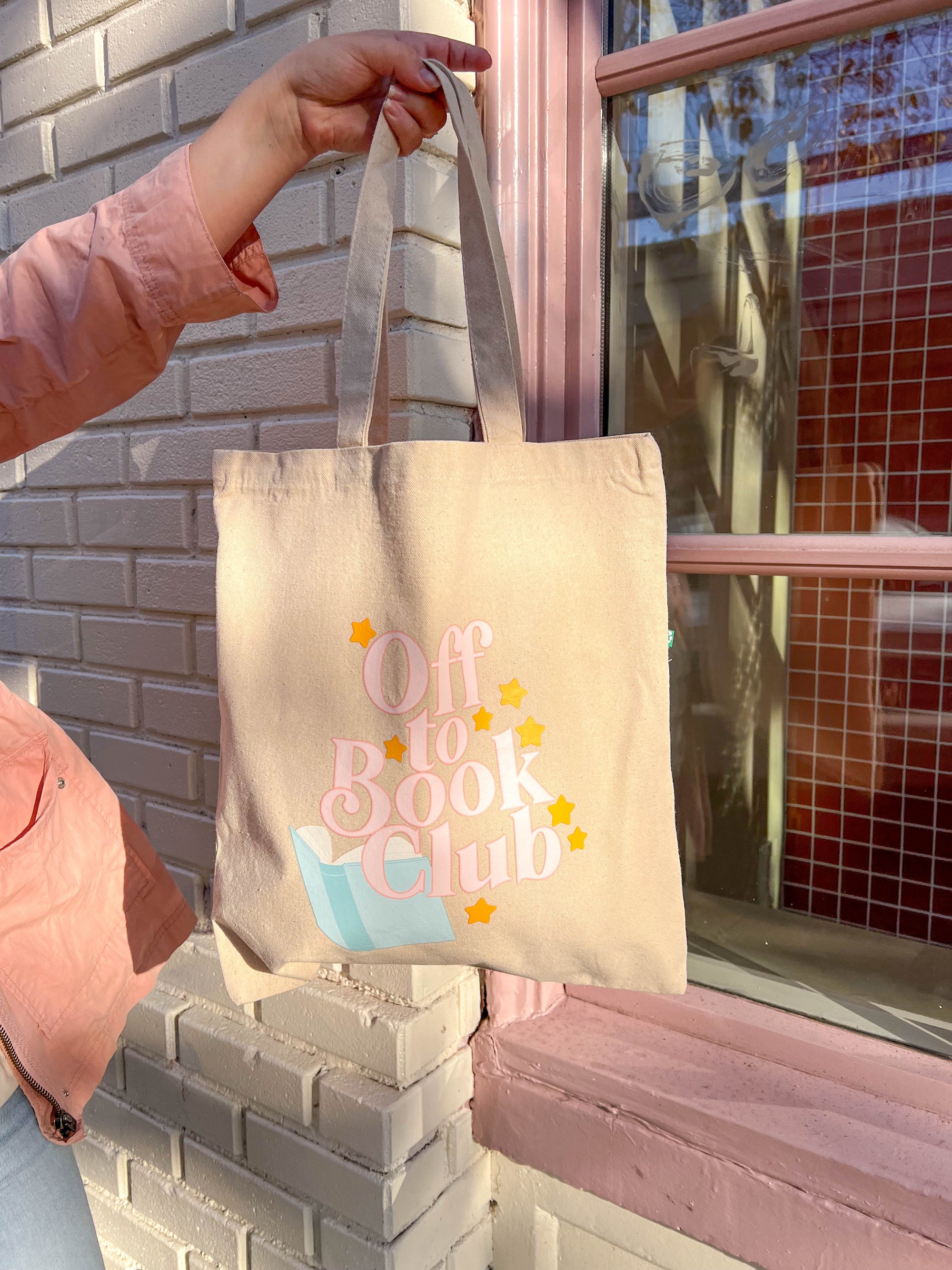 Off to Book Club Tote Bag