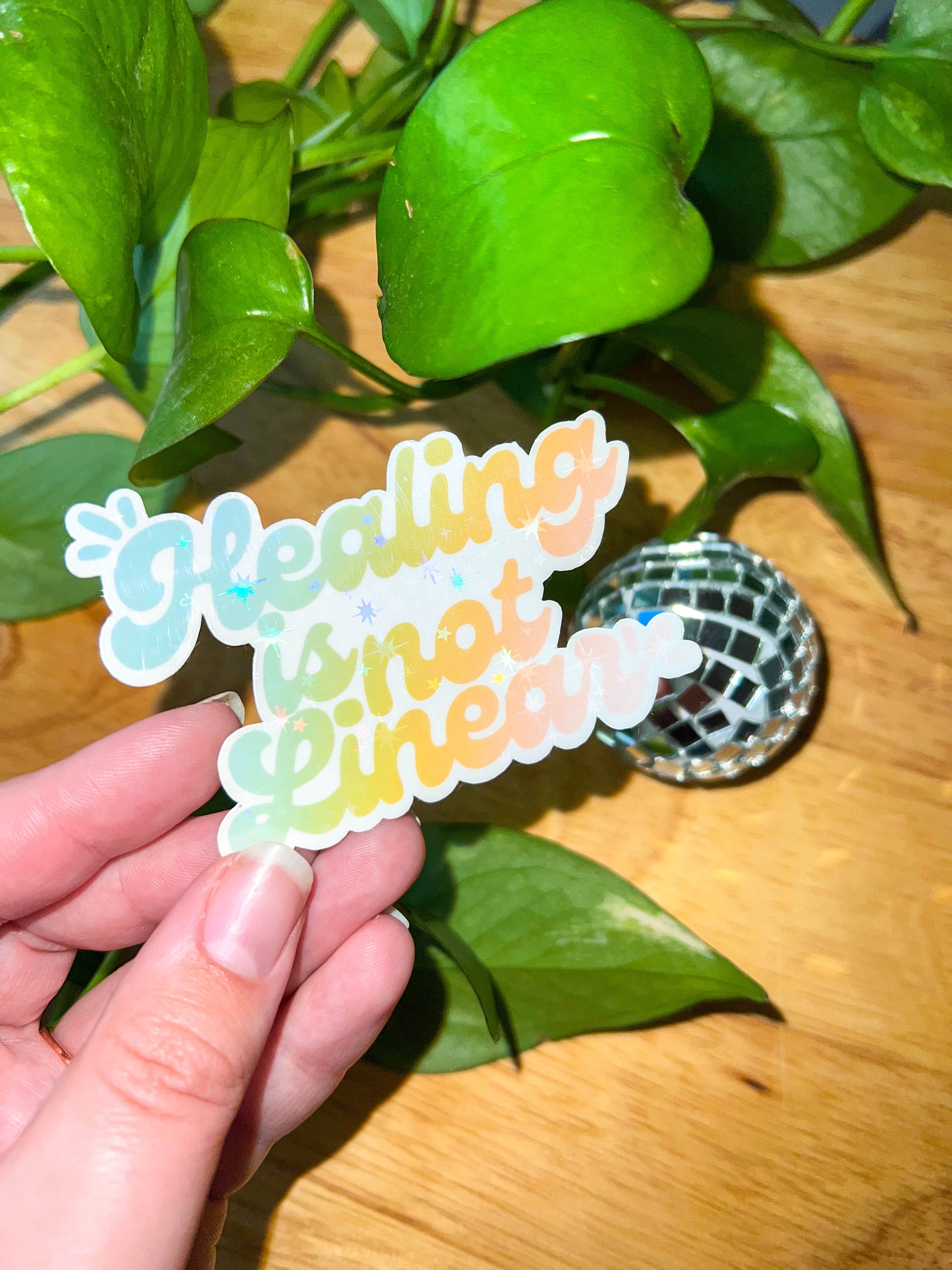 Holographic Healing is not Linear Sticker