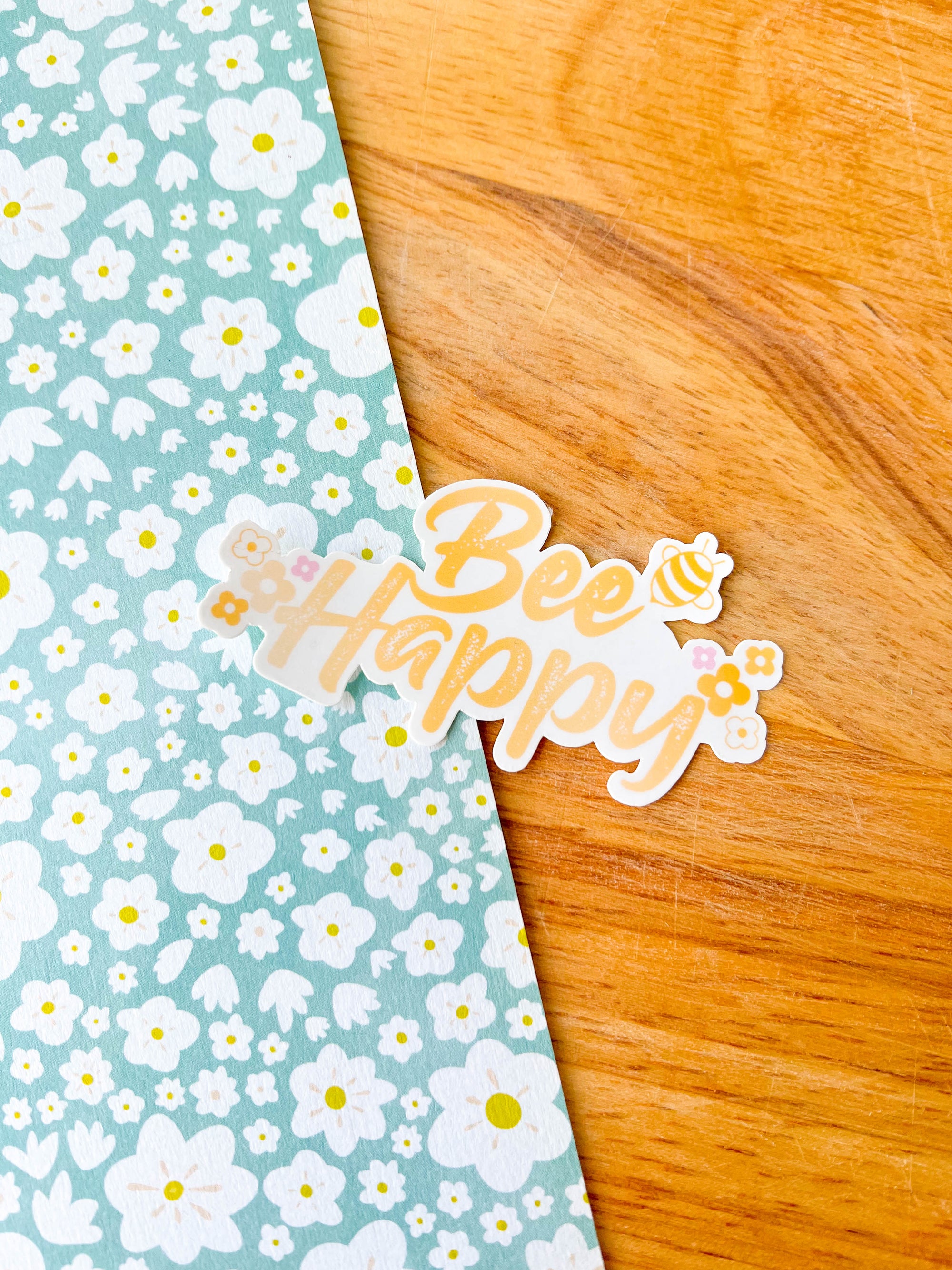 Bee Happy Sticker