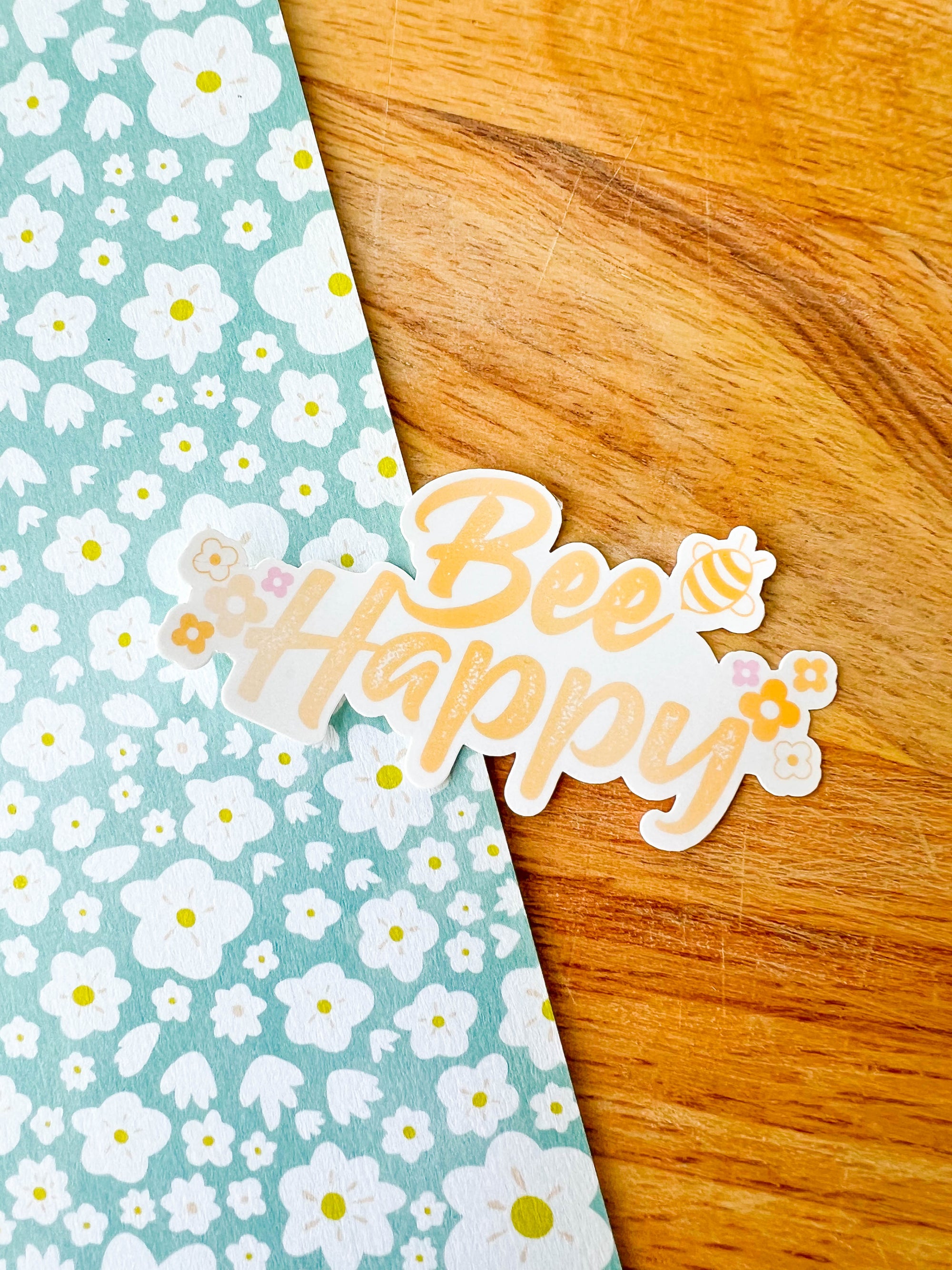 Bee Happy Sticker