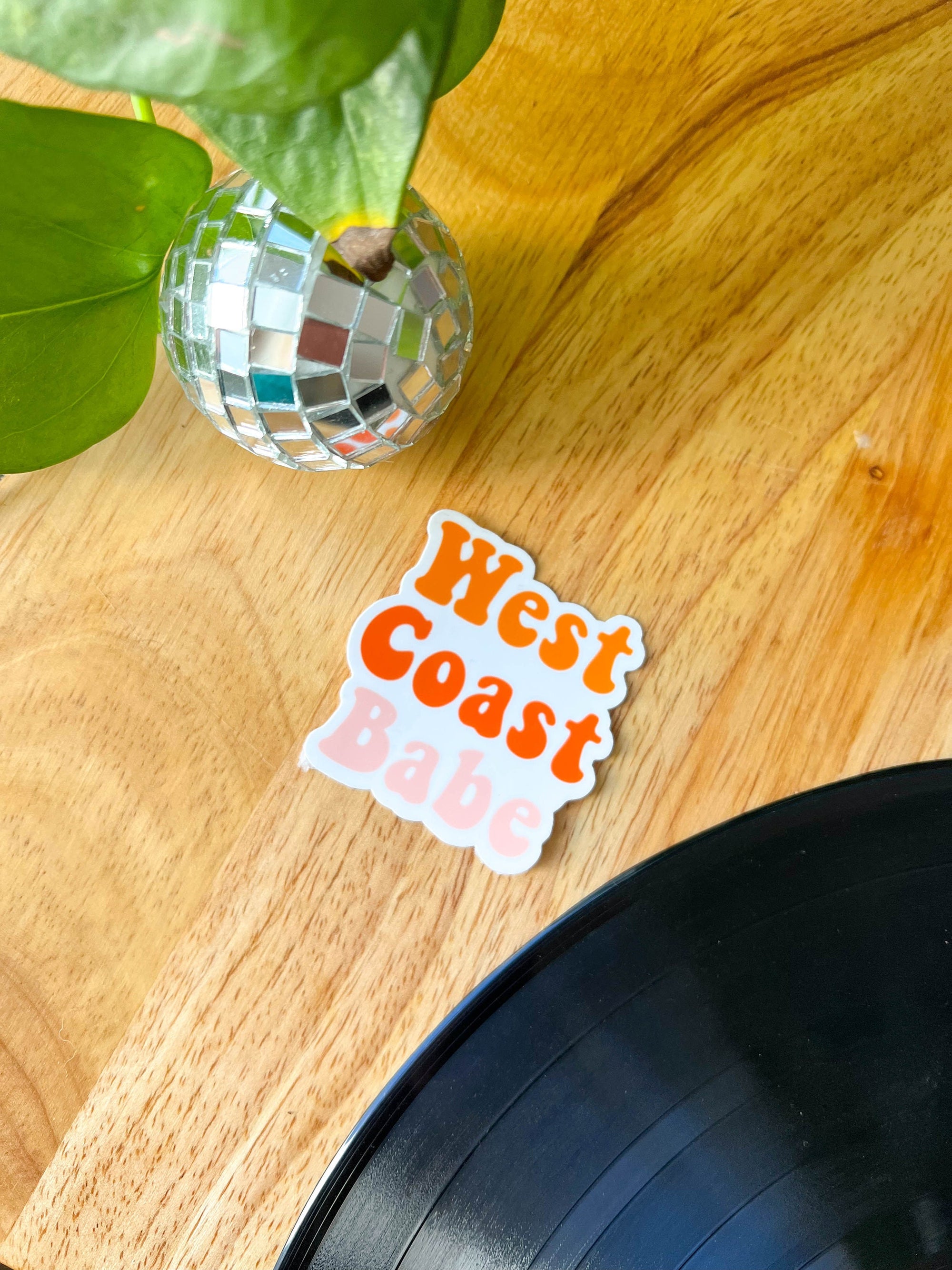 West Coast & Coastal Babe Stickers