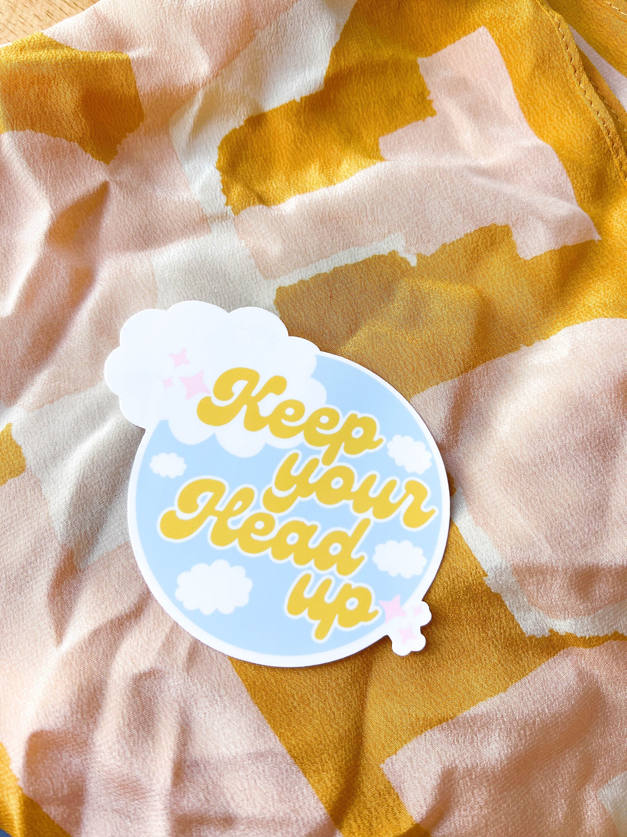 Keep your Head Up Sticker